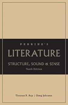 Hardcover Perrine's Literature: Structure Sound & Sense, Grades K-12 School Book