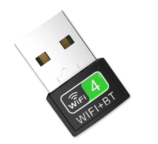 RuhZa USB Bluetooth WiFi Adapter, 150Mbps Dual Band 4.2 Wireless ...
