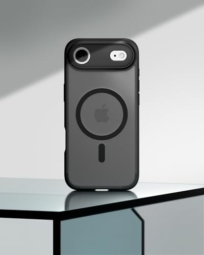 Image of Spigen Ultra Hybrid MagFit Back Cover Case Compatible with iPhone Air (2025), iPhone 17 Air Cover case (TPU + Poly Carbonate | Frost Black)