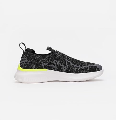 Image of XTEP Running Shoes for Women Breathable Knitted Pull On Sports Walking Shoes Lightweight Casual Sneakers