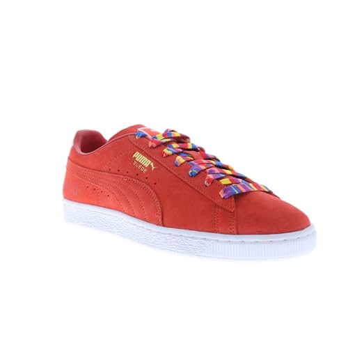 PUMA Mens Trevor Project X Suede Lace Up Sneakers Shoes Casual - Red