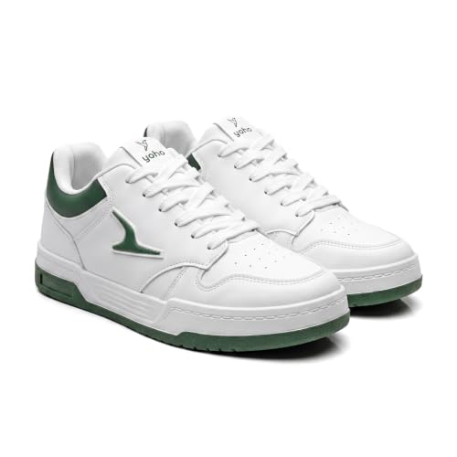 Image of YOHO Men's Sneakers Flo & Blazer | Stylish & Comfortable | Low Top, Lace Up Casual Shoes for Man /Gents