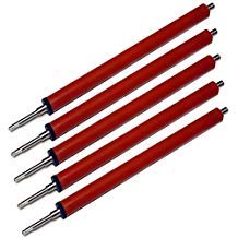 Rays 1010 1020 Lower Pressure Roller Compatible with LJ Printer HP 1010 / M1005 / 1015/1018 / 1020/3015 / 3020/3030 & Canon LBP 2900/120 / MF4150 (Black or Red, Pack of 5)
