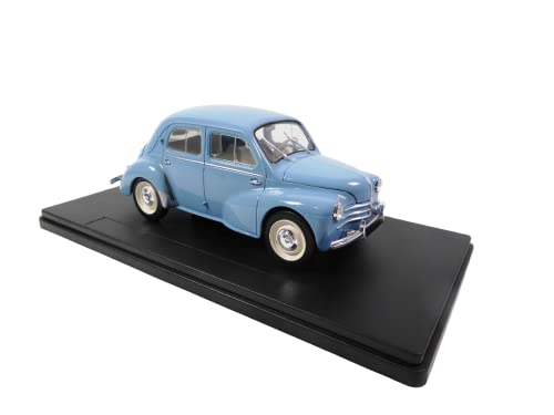 OPO 10 - Miniature car reproduced at 1/24 scale compatible for Renault 4CV Joaninha 1958 - PTVQ9, Blue - Image 4