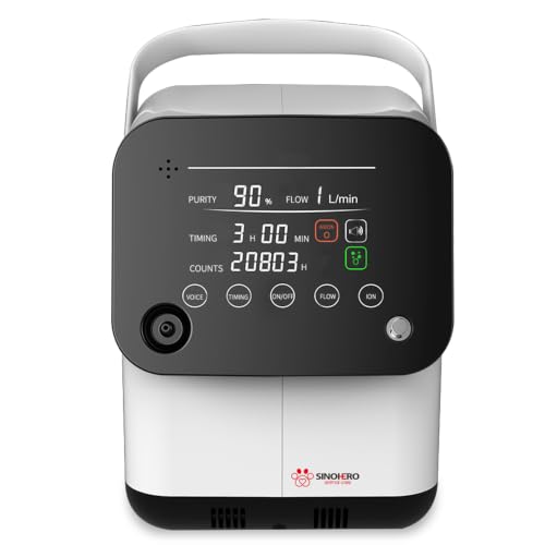 SINOHERO 1-7L Adjustable Concentrator