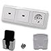 Produktbild EBROM USB-C Unterputz Steckdose (2 Stück) + Wandhalterung, 65 Watt Leistung  Schnellladefunktion für Wearables Smartphones Tablets Laptops + Merten System M polarweiß glänzend Steckdose MEG2301-0319