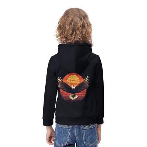 Sweat garçon sweat à capuche graphique pullover 3D pour enfants 6-15 ans - 4
