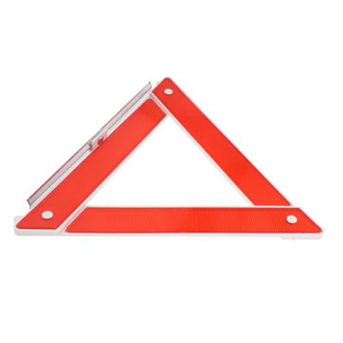 Garneck Warning Triangle Emergency Safety Sign for Vehicles Roadside Kit High Visibility Reflective Triangle for Traffic Safety Construction