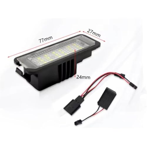 Luces de matrícula LED para Cayenne, Macan y Carrera sin error CANbus de 2005 a 2021 2 uds 5
