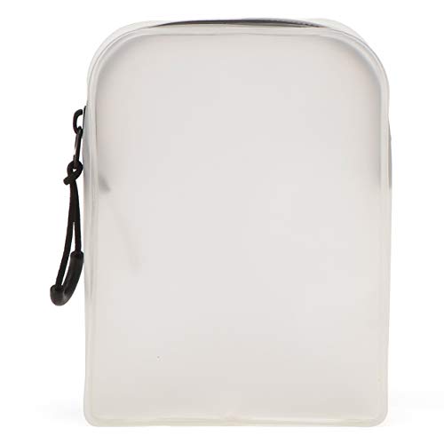MUJI TPU Self-supporting cosmetics pouch S White 12 × 9 × 4 cm