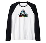 jump and wave saint lucia independence day bandiera carnevale mas maglia con maniche raglan