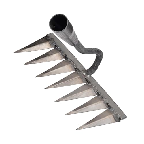 7 Denti Rastrello Per Diserbo - Rastrello Giardino Metallo Rastrello, Rastrello Per Foglie, Zappa Diserbo Rastrello, Zappa Rastrello Diserbo,Strumento Per Diserb Rastrello Da Diserbo Zappa Per Erbacce