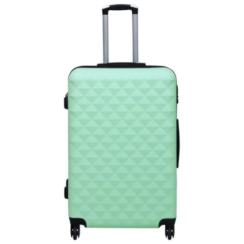 3-Piece Mint Hardcase Trolley Set - Durable ABS Material with Secure Lock for Travel4