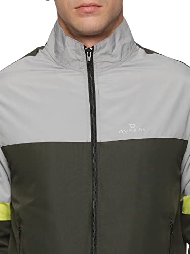 Image of Men's ColorBlock Track Suit for Running & Gym Purpose Polyester Full Sleeve Sports Tracksuit | Sports Track Suit | #21k1