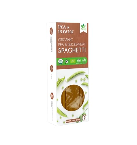 Organic Food - Organic Pea & Buckwheat Spaghetti, USDA Organic, N...