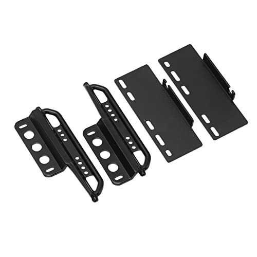 Jeanoko 1/24 RC Side Pedal, Wear Resistance High Simulation Iron High Strength RC Side Step Plate fo