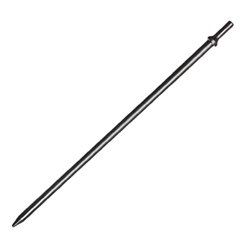 Image of Pneumatic Round Taper Punch Chisel 7 /32 inch x 18 inch Point Tip, 0.401 Inch Shank Air Tool Suitable for Air Hammer, Cr-Mo Alloy Steel