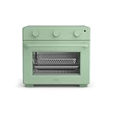 bella Air Fry Toaster Oven, 7 Preset Cooking Options, Dishwasher-Safe EverGood Coated Trays Included, 60-Minute Auto Shutoff w Audible Timer, Power Indicator Light, 1700 Watt, Seaglass