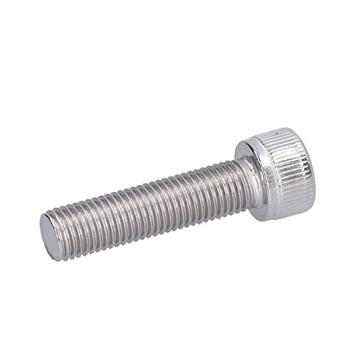 Image of Hex Bolt, 1.25mm Fine Pitch M10 4Pcs Socket Screw Bright Finish -70 Stainless Steel for Construction for DIY Jobs for Automotive Industry(M10*40)