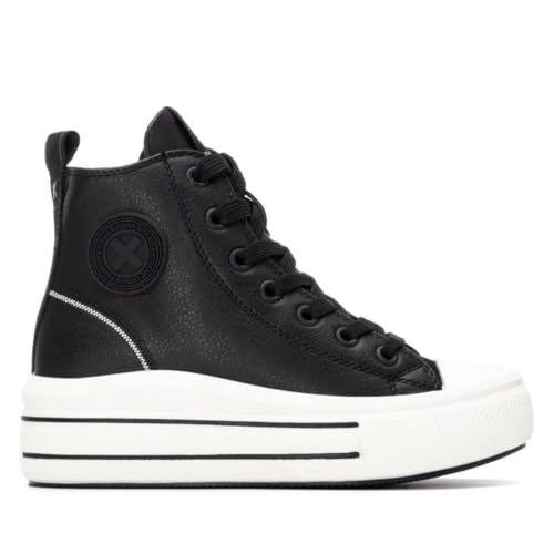 Bottines Fille XTI 151297 en Noir | Chaussures d'Hiver Confortables