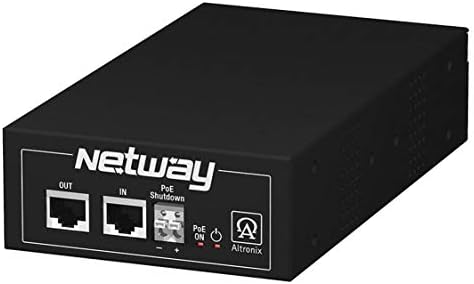Altronix NETWAY1EV - PoE Injector Black 230VAC Input V 4 W