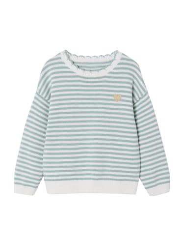 Pull fille à rayures doux anti-grattage pour les peaux sensibles