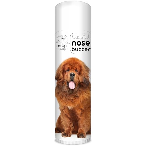 Image of The Blissful Dog Tibetan Mastiff Nose Butter for Dry, Cracked Skin, Lick-Safe Dog Nose Balm with Moisturizing Shea Butter, Almond, Olive, and Essential Oils, Pet Supplies, Uncented, 0.50 oz.