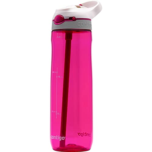 Contigo Ashland Tritan Water Bottle with Straw I One-Handed Operation, Leakproof, BPA Free Bottle with Autospout Technology, 720 ml (B07TRV5RM1) Amazon Price History, Amazon Price Tracker