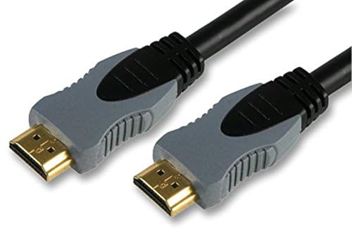 Câble HDMI mâle mâle 10 mètres noir blindé avec fiches plaquées or