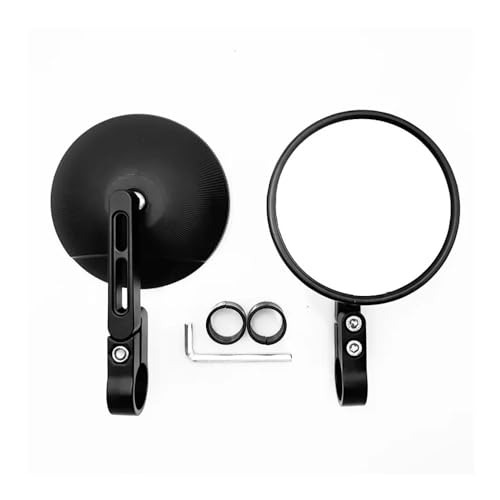 Espejo retrovisor ajustable de manillar para moto universal 22-24mm extremos laterales
