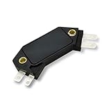 jokormo 1 PC Automobile Ignition Module, Engine Flame Distributor Parts, Internal Ignition Module Control Unit, Replace OE:1190357 8131941, Compatible with FSO Polonez Peugeot FIAT RENAULT (Black)