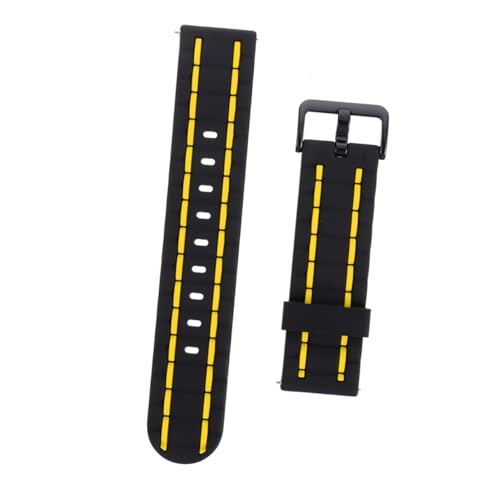 Bracelet de montre de rechange bicolore en silicone pour le sport et le quotidien