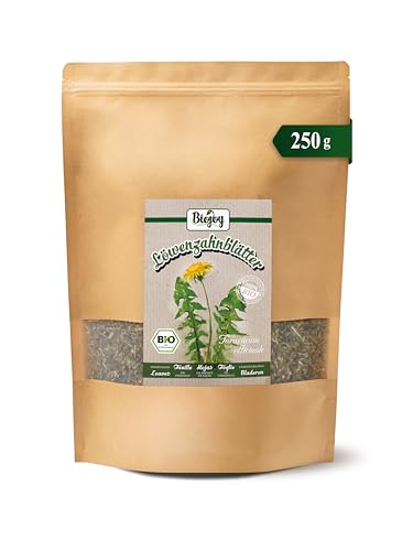 Biojoy BIO-Löwenzahntee (250 g) Löwenzahnblätter getrocknet und geschnitten (Taraxacum officinale)
