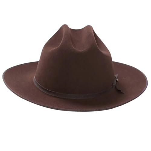 Chapeau de style français en denim texturé pour femme, modèle derby avec ruban d'automne
