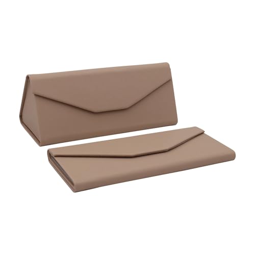 Image of Real Sic Glasses Case for Men and Women - Magnetic Folding Hard Shell Sunglass Holder - Inspired by Solid Color