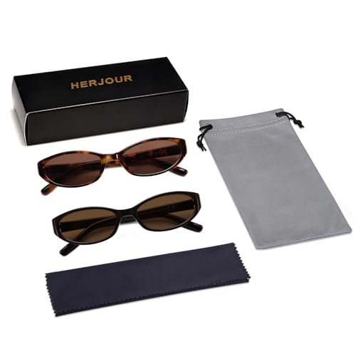 Image of Retro Oval Sunglasses Womens Mens Y2k Trendy Cateye Shades AR82299 | Narrow Round Cute Sunnies,90s 2000s Cool Skinny Frame