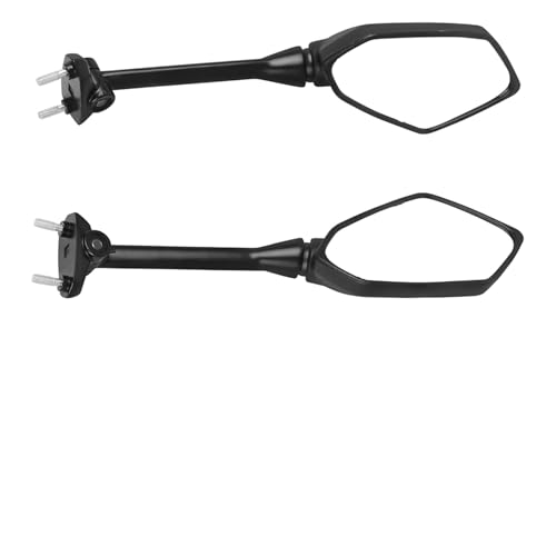 Espejos laterales para moto Ninja 400R y Z1000SX retrovisores negros