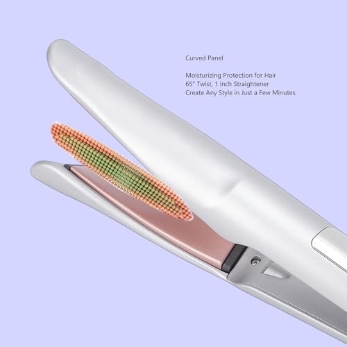 Plancha para cabello 2 en 1 con display digital miniatura 4