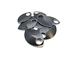 Scalemail Armor Scales - Anodized Aluminum in Multiple Colors 100pcs (Large, Black)