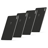 Pebblebee (ペブルビー) Android ＆iPhone両対応 スマートタグ 紛失防止タグ スマートトラッカー 充電式スマートタグ 「世界初」 AppleとGoogleのネットワーク両方に対応 紛失防止 忘れ物防止 鍵 財布 18ヶ月バッテリー持続 ソースネクスト (カード型, 4個)