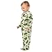 Emelivor Broccoli Cucumber Beige Baby One-Piece Newborn Pajamas Footie Long Sleeve Romper Pjs for Boy Girls Kids