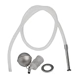 304 Stainless Steel Floating Dip Tube Kit with 31 Inch Silicone Hose for Home Brew Beer Kegs, Cornelius Kegs and Fermenters, Liquid Filter Ball Lock Assembly to Avoid Sediment and Yeast