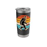 Bigfoot Meat Smoker Chef BBQ Lover Grilling Retro Sasquatch Stainless Steel Insulated Tumbler