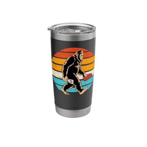 Bigfoot Meat Smoker Chef BBQ Lover Grilling Retro Sasquatch Stainless Steel Insulated Tumbler