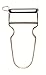 Monaco Classic Swiss Peeler, Carbon Steel Blade, Stainless Steel Handle