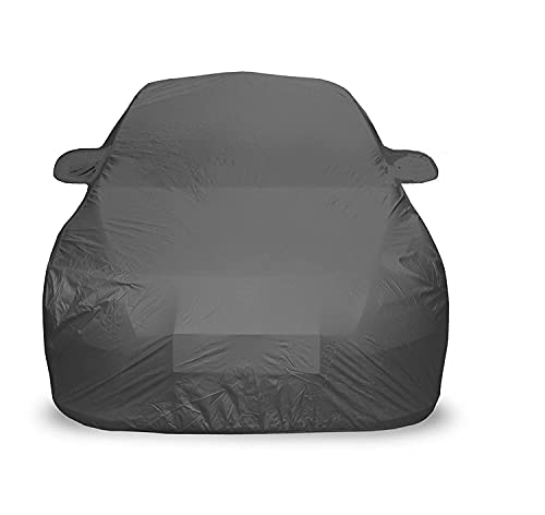 Image of Auto Hub Car Cover Compatible with Mahindra Thar (Model : 2020- Till Date) with Mirror Pockets and Dustproof, Heat Resistant, Thar Car Cover, Grey