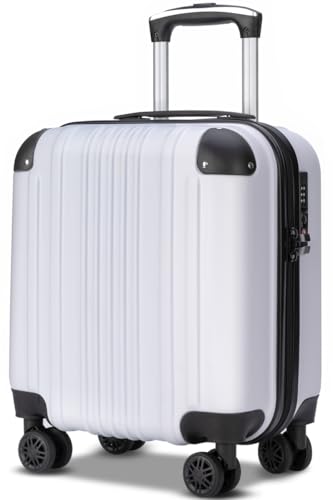 [Bargiotti] ABS�X�[�c�P�[�X �L�����[�o�b�O �L�����[�P�[�X ��e�� ���y�� TSA���b�N �_�u���L���X�^�[ �É� ���s �r�W�l�X �R�C�����b�J�[���[�� (�z���C�g, S-Small)