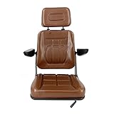 ?hohe Qualität?-Klassisches Strukturdesign, hochwertige Materialien. Unser Fahrersitz besticht durch seinen einfachen und robusten Aufbau. Dickes und wasserdichtes exquisites PU-Leder, gute Luftdurchlässigkeit, kratzfest, langlebig, nicht leicht zu brechen und zu verformen.