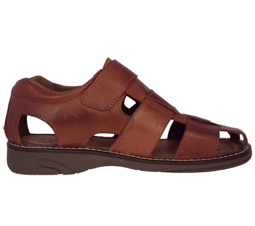 Cowboy Professional Mens 447 Chedron Authentic Mexican Huarache Leather Fisherman Sandals2