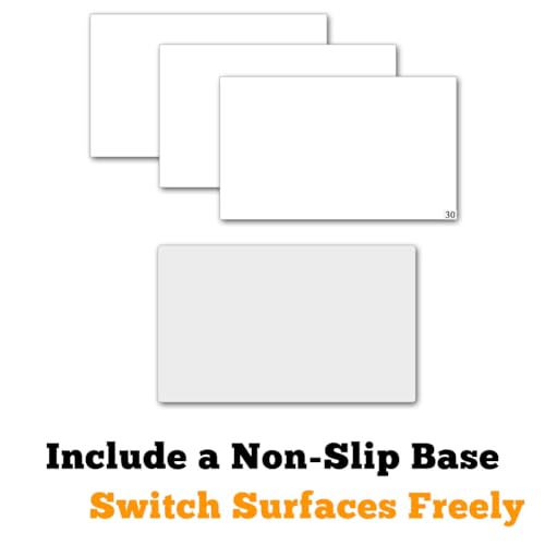 Image of SATECH Sticky Tacky Mat 24 inch x 36 inch White with Non-Slip Base (Case of 3 Mats,30 Sheets Each,with Frame) for Cleanroom Laboratory Hospital Construction Home